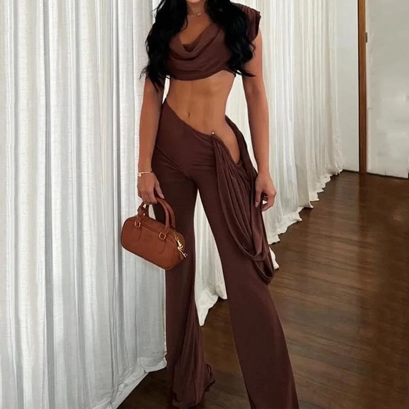 Elysian Drape Two-Piece Set