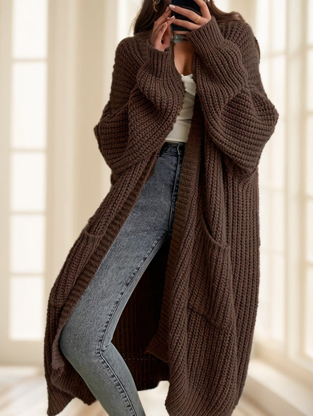 EverCozy™ Long Knit Cardigan