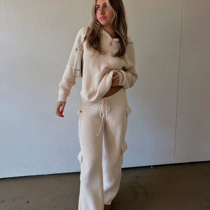 LuxeLounge™ Knit Sweater Set