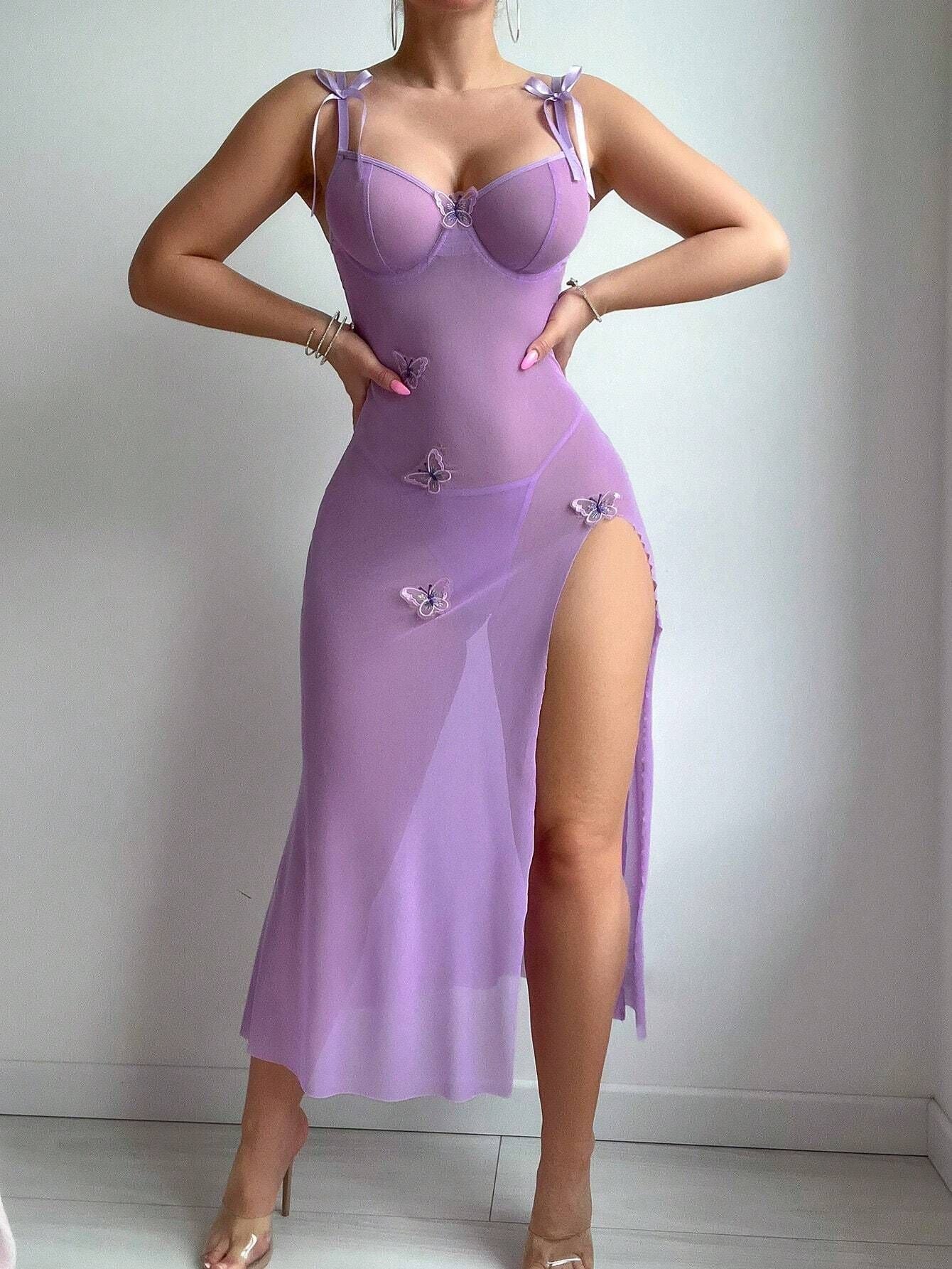 Butterfly Lingerie Nightwear Set