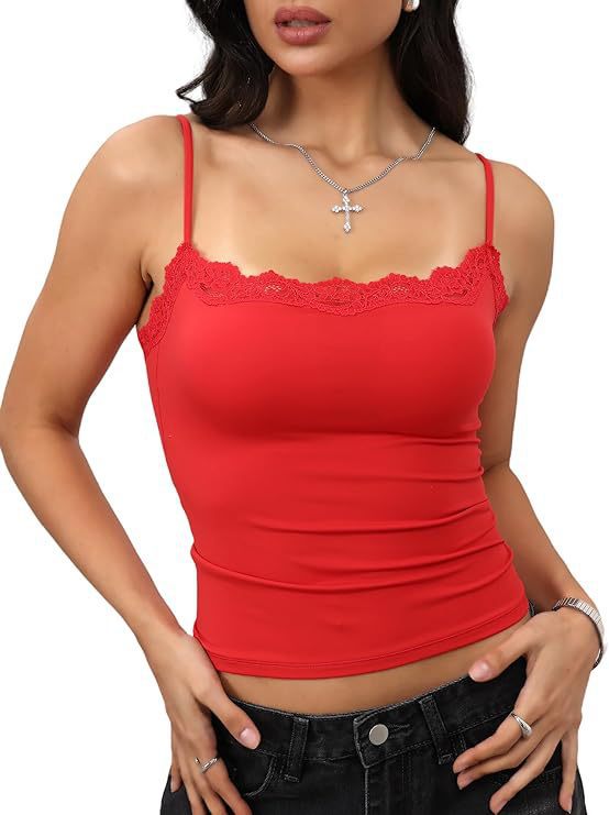 LunaLace™ Square-Neck Cami Top