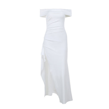 Temperament Slim Sleeveless Split Dress
