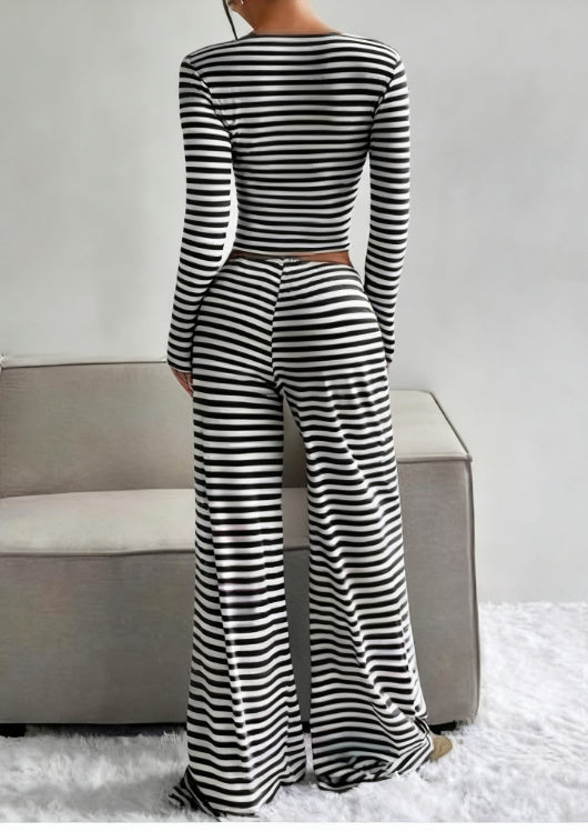 Harper Striped Knit Set