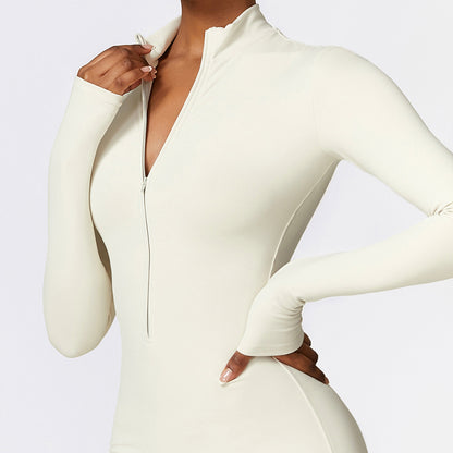 NovaSculpt™ Zip-Up Jumpsuit