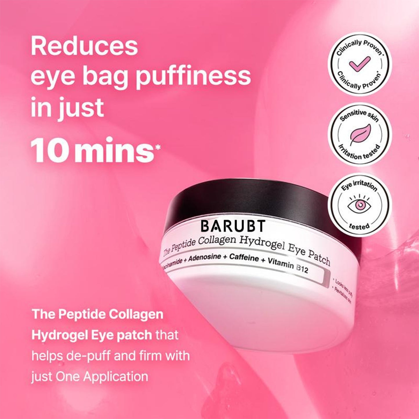 Patchs pour Yeux au Collagène LumiGlow™