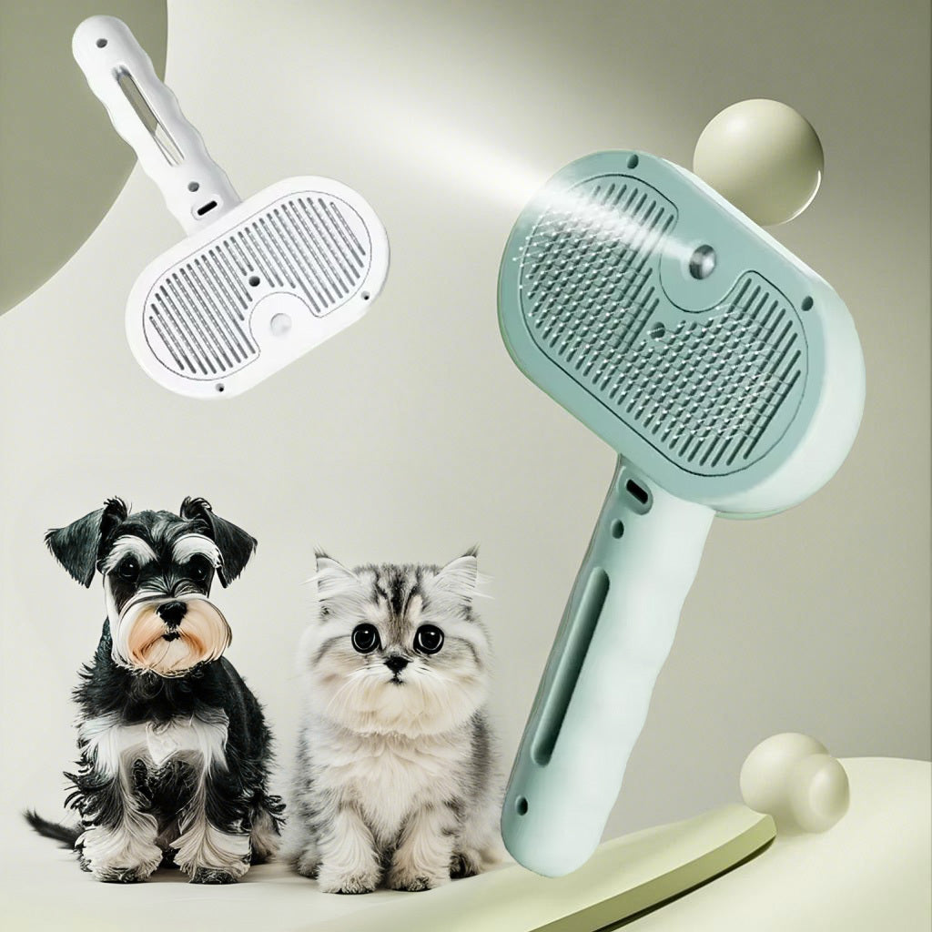 FurMist™ Peigne vaporisateur de toilettage pour animaux 2-en-1