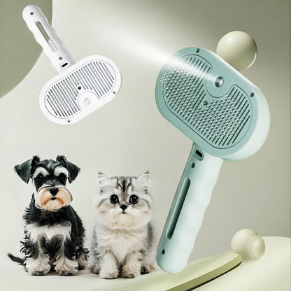 FurMist™ Peigne vaporisateur de toilettage pour animaux 2-en-1