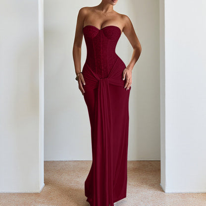 Celestia Strapless Cinch Gown