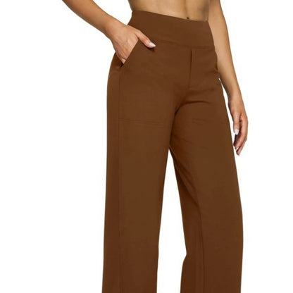 FlexWork™ High Waist Knit Trousers
