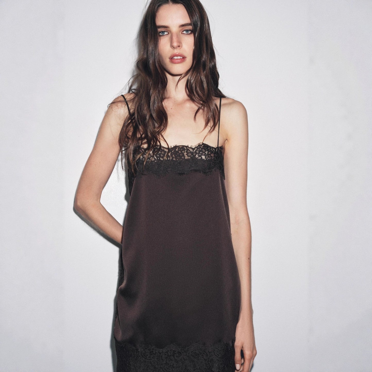 Lace Whisper™ Satin Cami Top