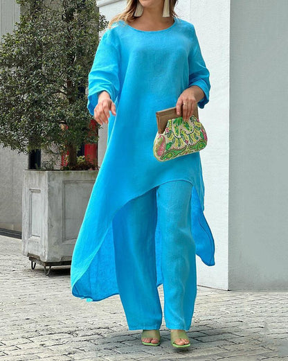 Sunset Drape Linen Set