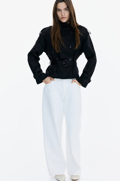 BelleTrench™ Stand Collar Coat