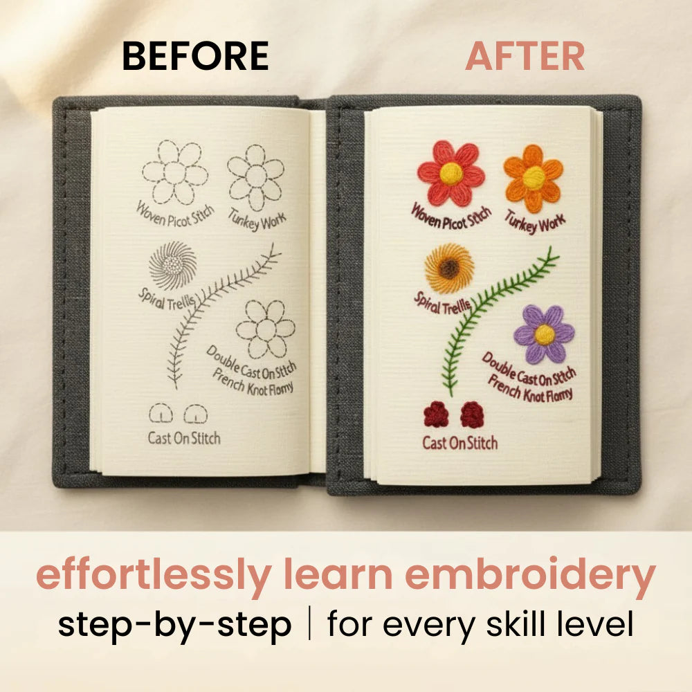 Stitch & Stillness™ Linen Embroidery Book