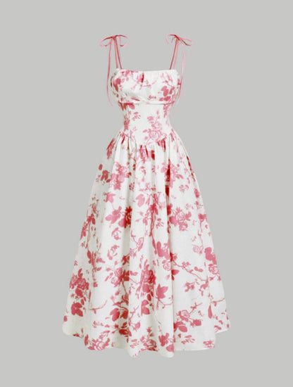 Vintage Muse™ Floral Midi Dress