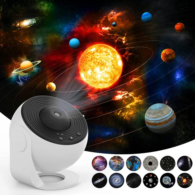 Projecteur galactique 360° et lampe planétarium LunaDream™