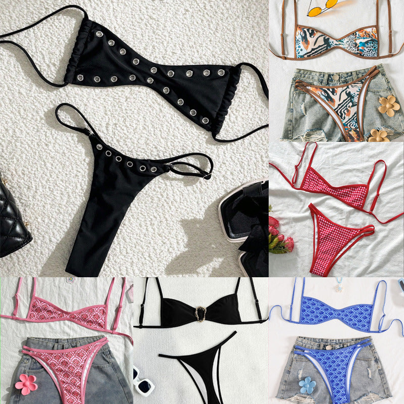 Rosalie™ Embroidered Bikini Set