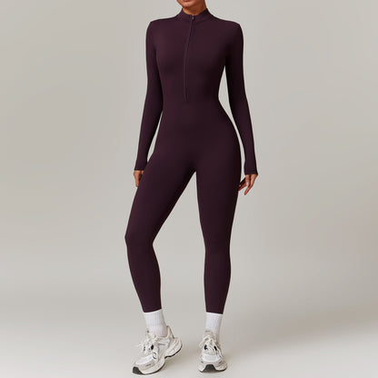 NovaSculpt™ Zip-Up Jumpsuit