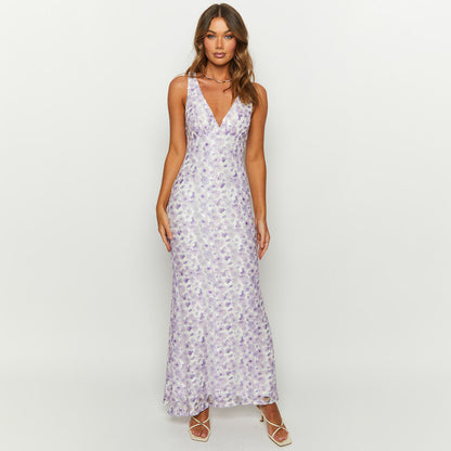 Rosé Whisper Maxi Dress