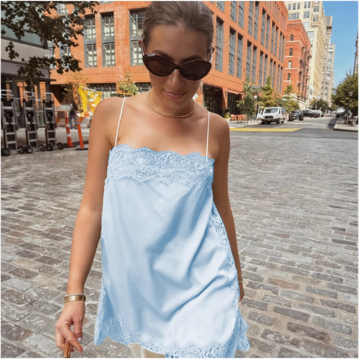 Lace Whisper™ Satin Cami Top