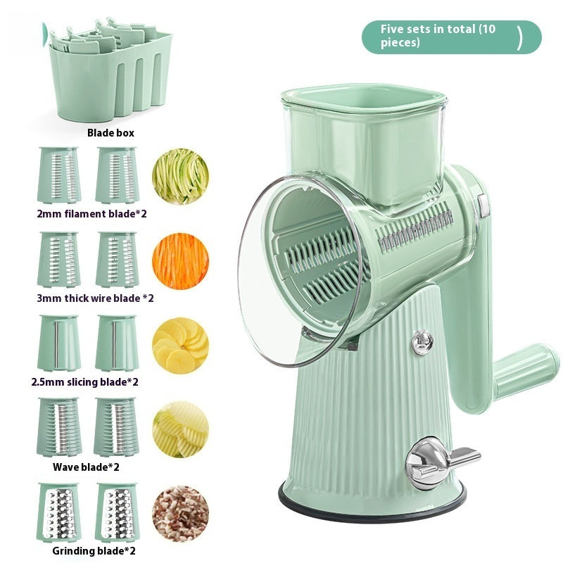 SliceMate™ 5-in-1 handroller groenterasp