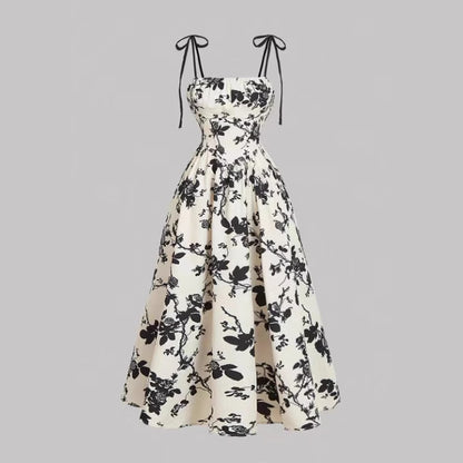 Vintage Muse™ Floral Midi Dress