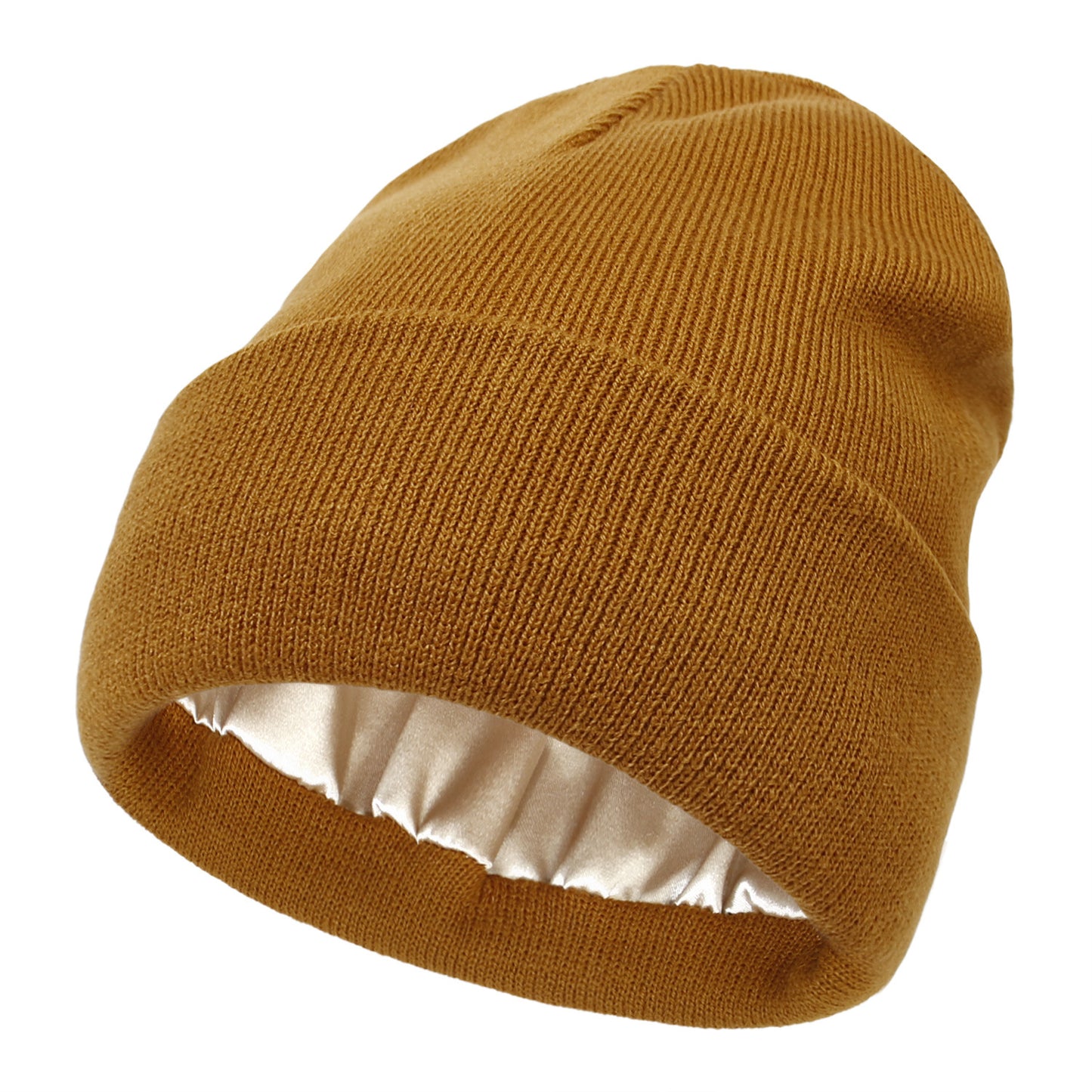 SilkyWarm™ Bonnet en laine doublé satin anti-frisottis