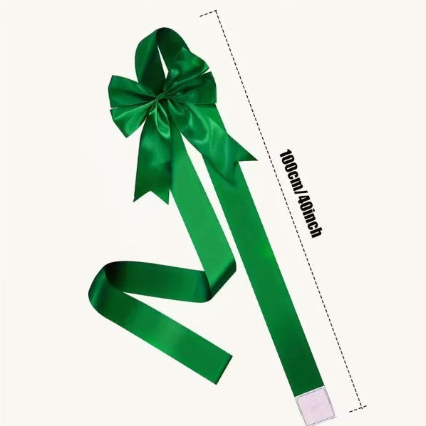 HollyRibbon™ Nœud de porte de Noël