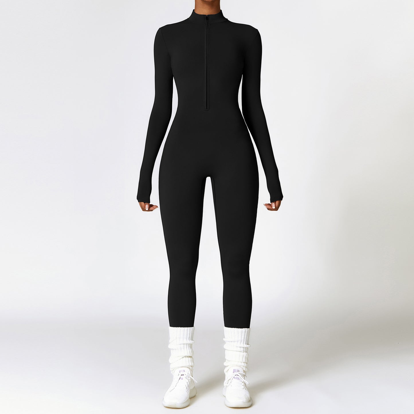 NovaSculpt™ Zip-Up Jumpsuit