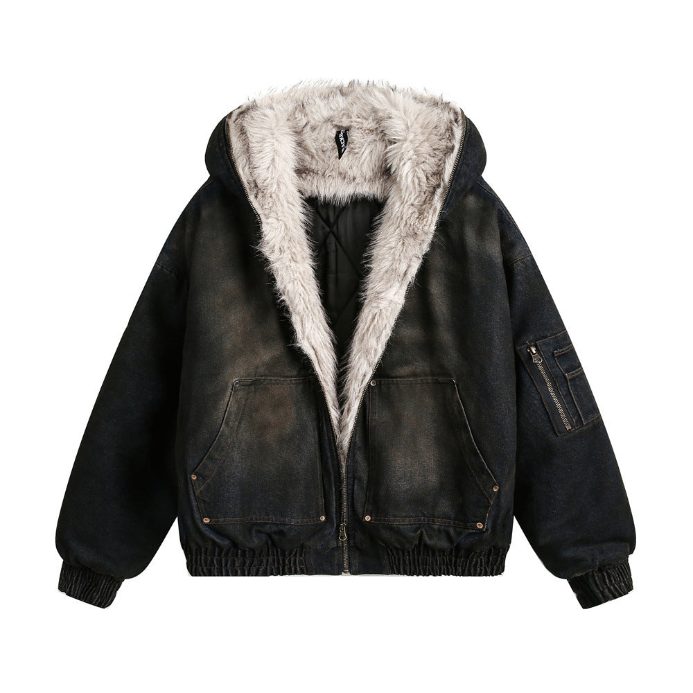 Veste en denim déchirée FrostRogue