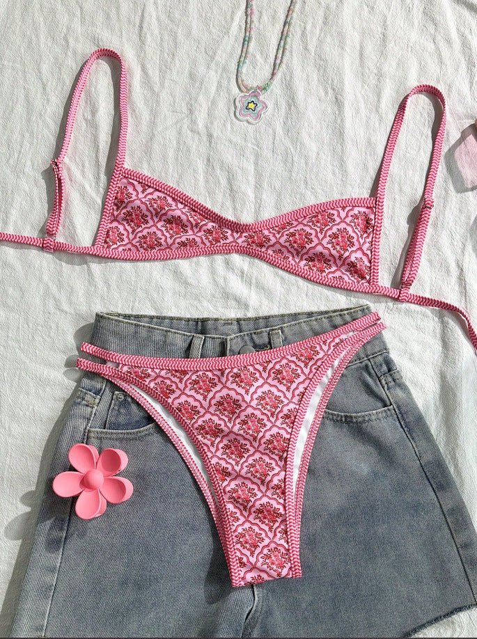Rosalie™ Embroidered Bikini Set