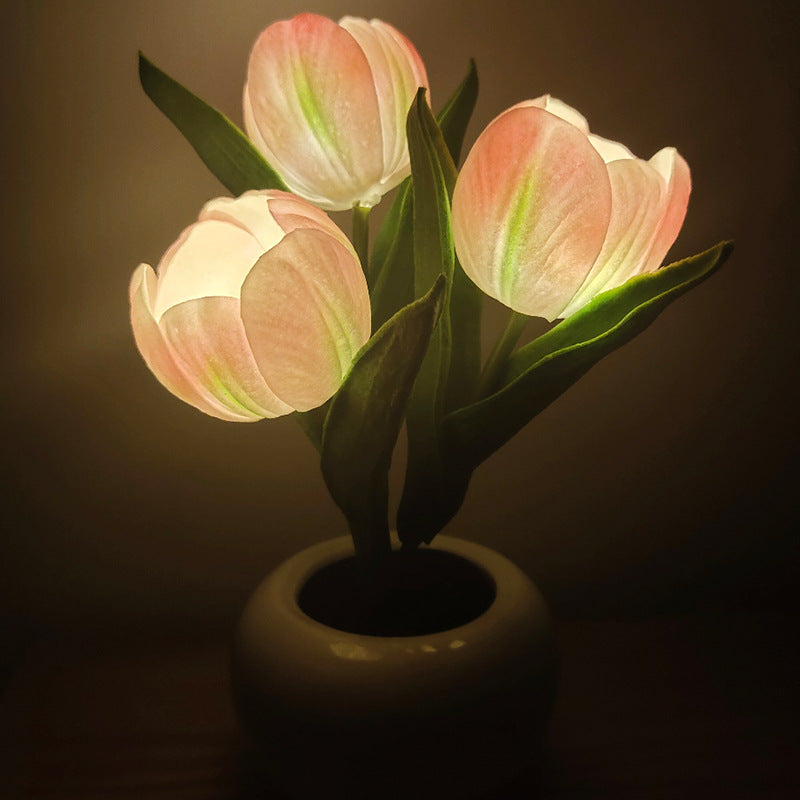 LumiBloom™ LED Tulip Night Light Vase