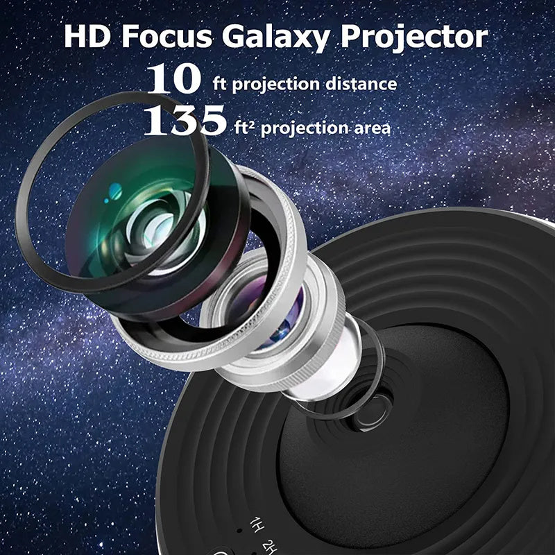 Projecteur galactique 360° et lampe planétarium LunaDream™