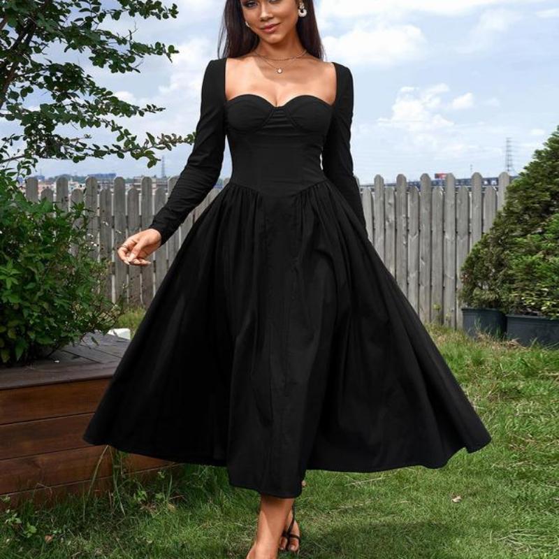 Heavenly Grace Pleated Midi Dress