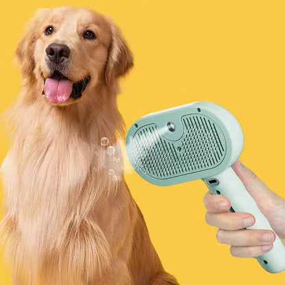 FurMist™ Peigne vaporisateur de toilettage pour animaux 2-en-1