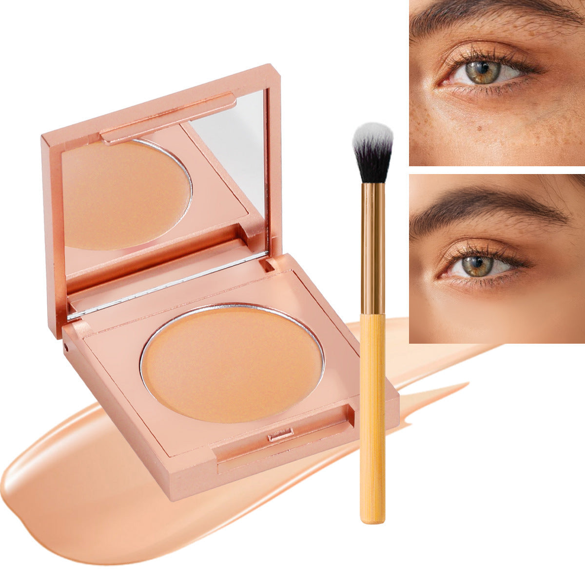 Correcteur Flawless Glow™ – Couverture Totale avec Brosse de Luxe GRATUITE