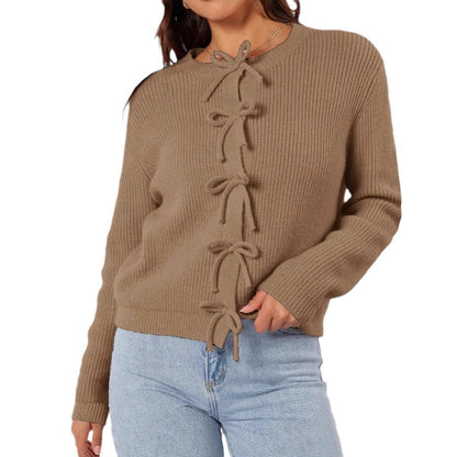 Sweet Bow Knit Cardigan