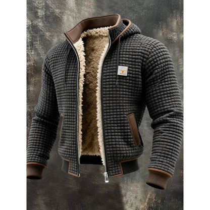 Ironcrest Veste à capuche d'hiver doublée en polaire
