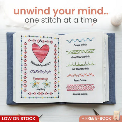 Stitch & Stillness™ Linen Embroidery Book