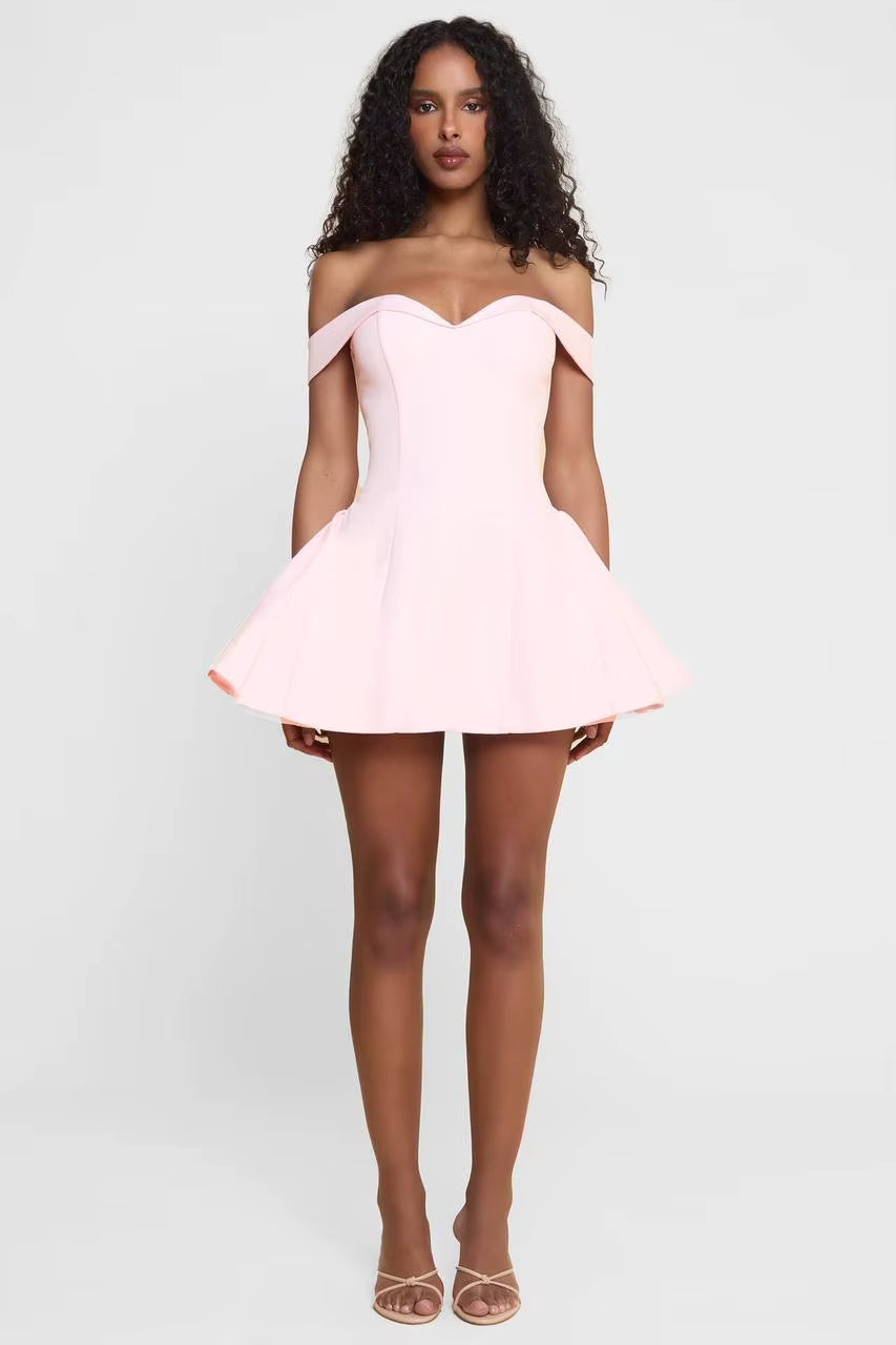 SweetGlow™ Y2K Patchwork Backless Mini Dress