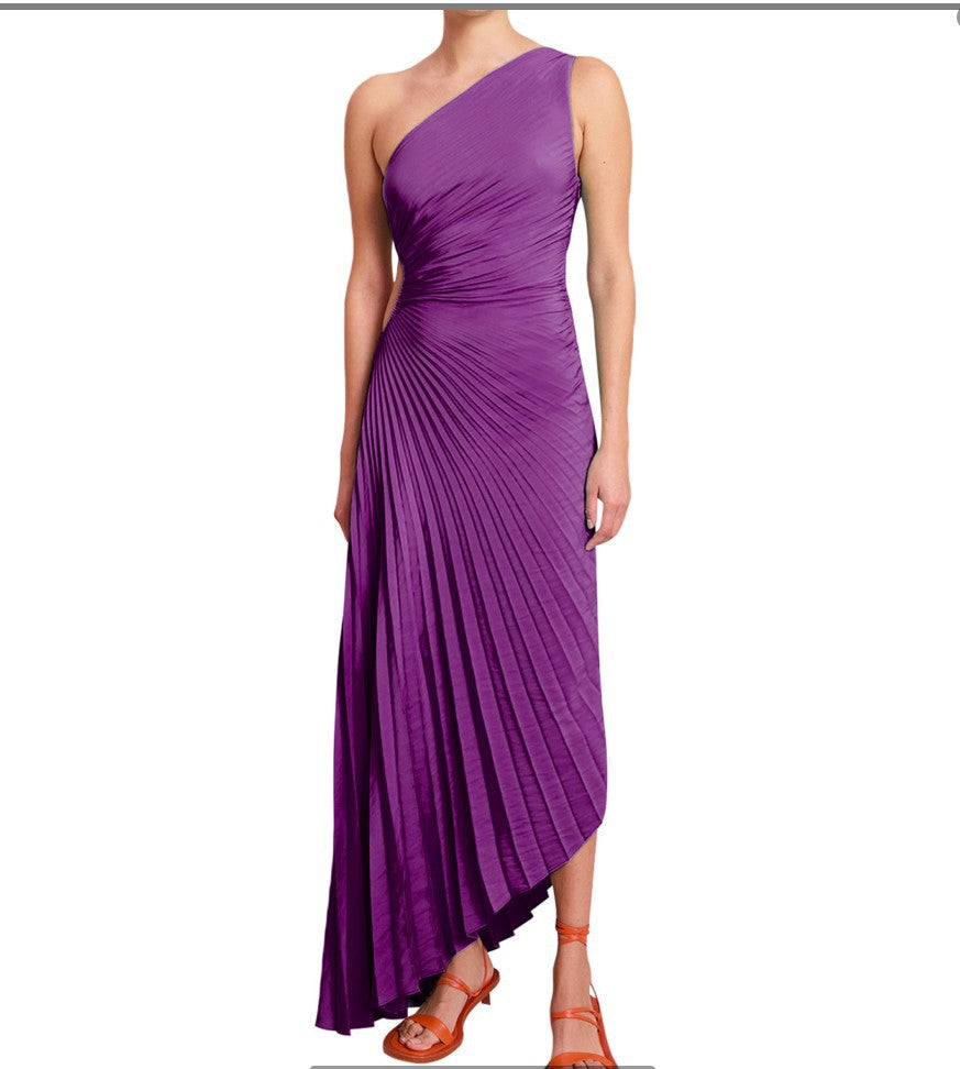 Luna Luxe One-Shoulder Midi