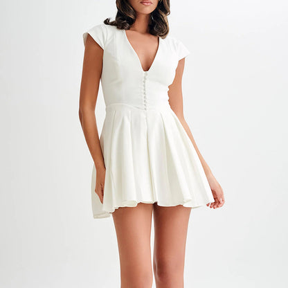 Ivory Whisper Mini Dress