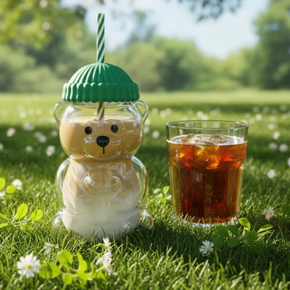 CozyBear™ Frosted Glass Cup