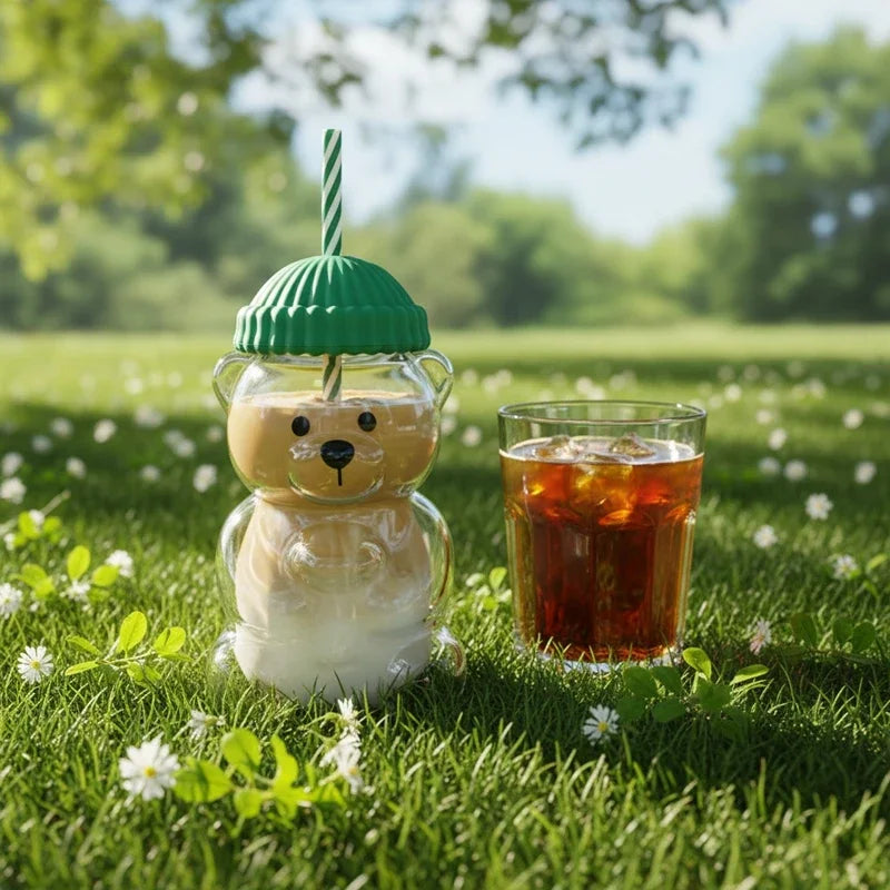 CozyBear™ Frosted Glass Cup