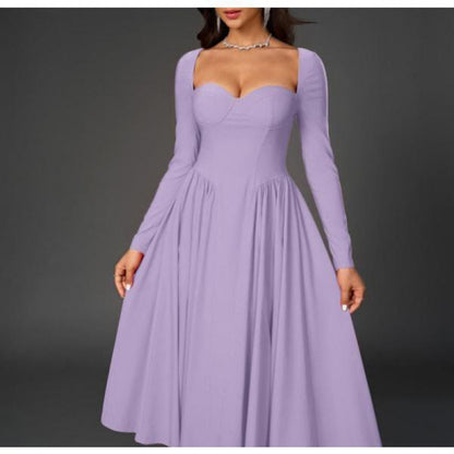 Heavenly Grace Pleated Midi Dress