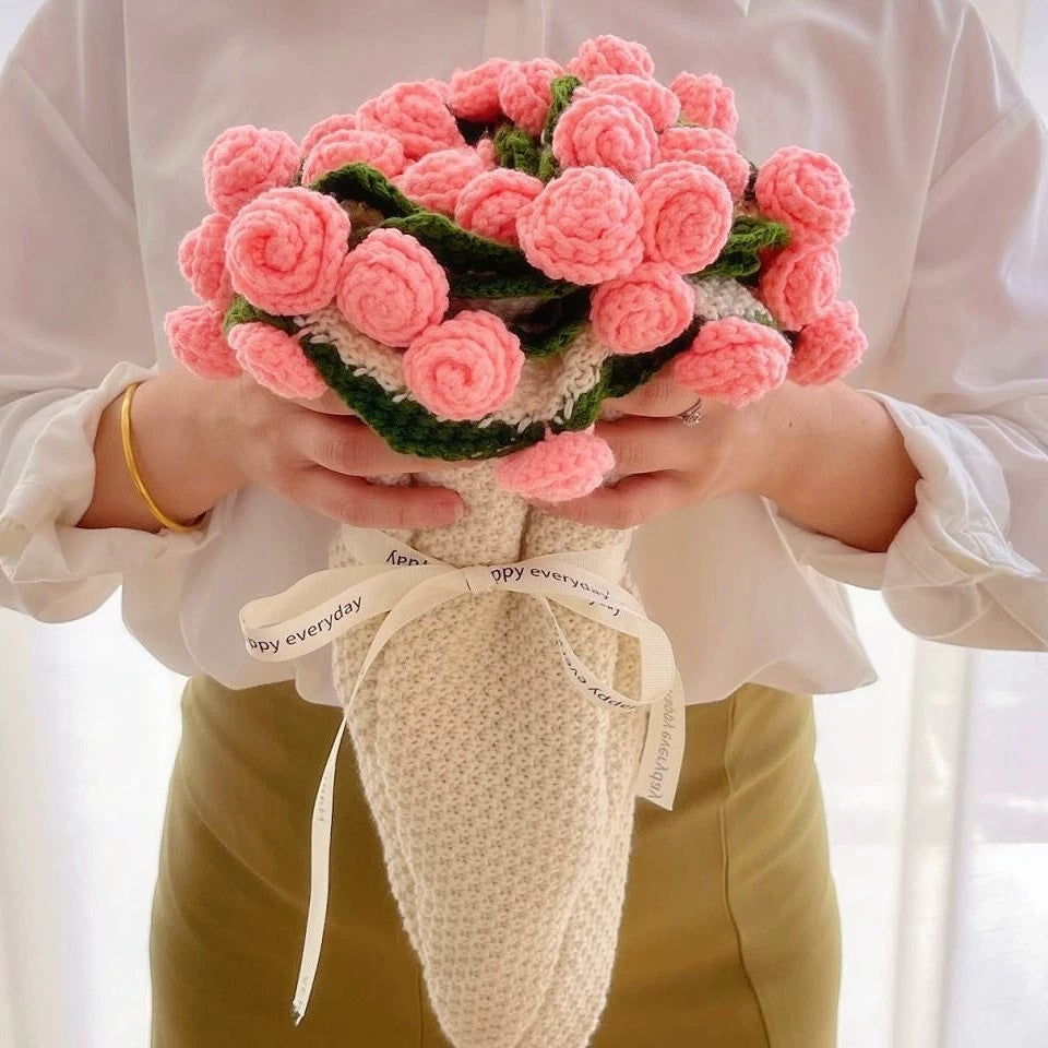 Roselynn™ Handmade Rose Bouquet Blanket