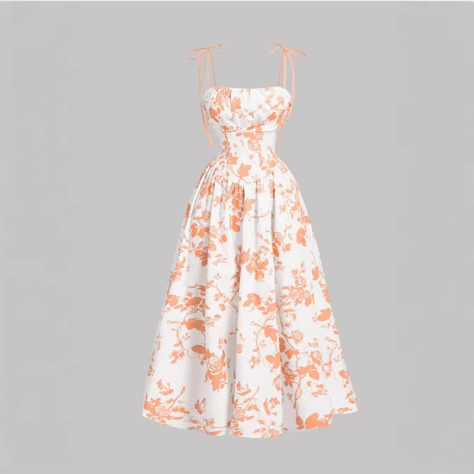 Vintage Muse™ Floral Midi Dress