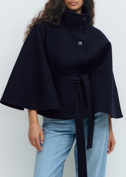 Étoile Luxe™ Vleermuismouwjas met hoge hals