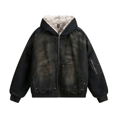Veste en denim déchirée FrostRogue