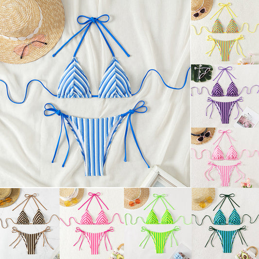 Candy Stripe™ Tie Bikini