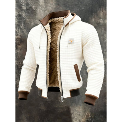 Ironcrest Veste à capuche d'hiver doublée en polaire
